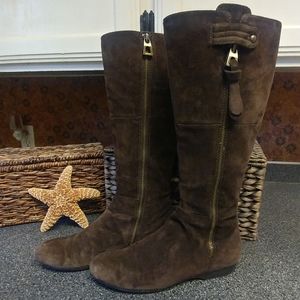 Enzo Angiolini Brown Tall Leather Boots 7.5